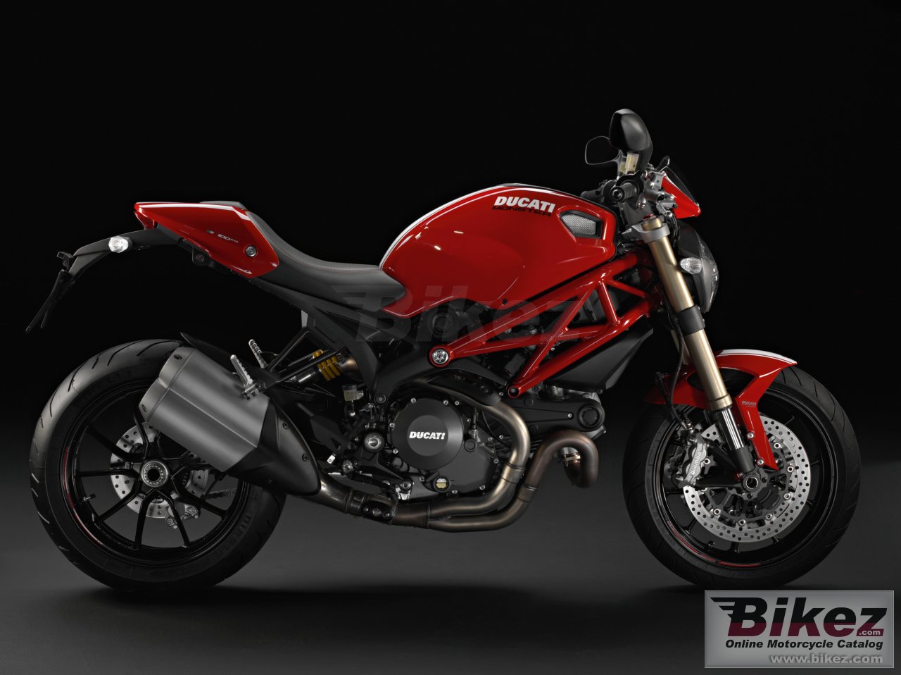 Big Ducati monster 1100 evo picture and wallpaper from Bikez.com